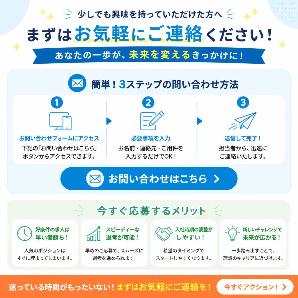 今すぐ応募しよう！