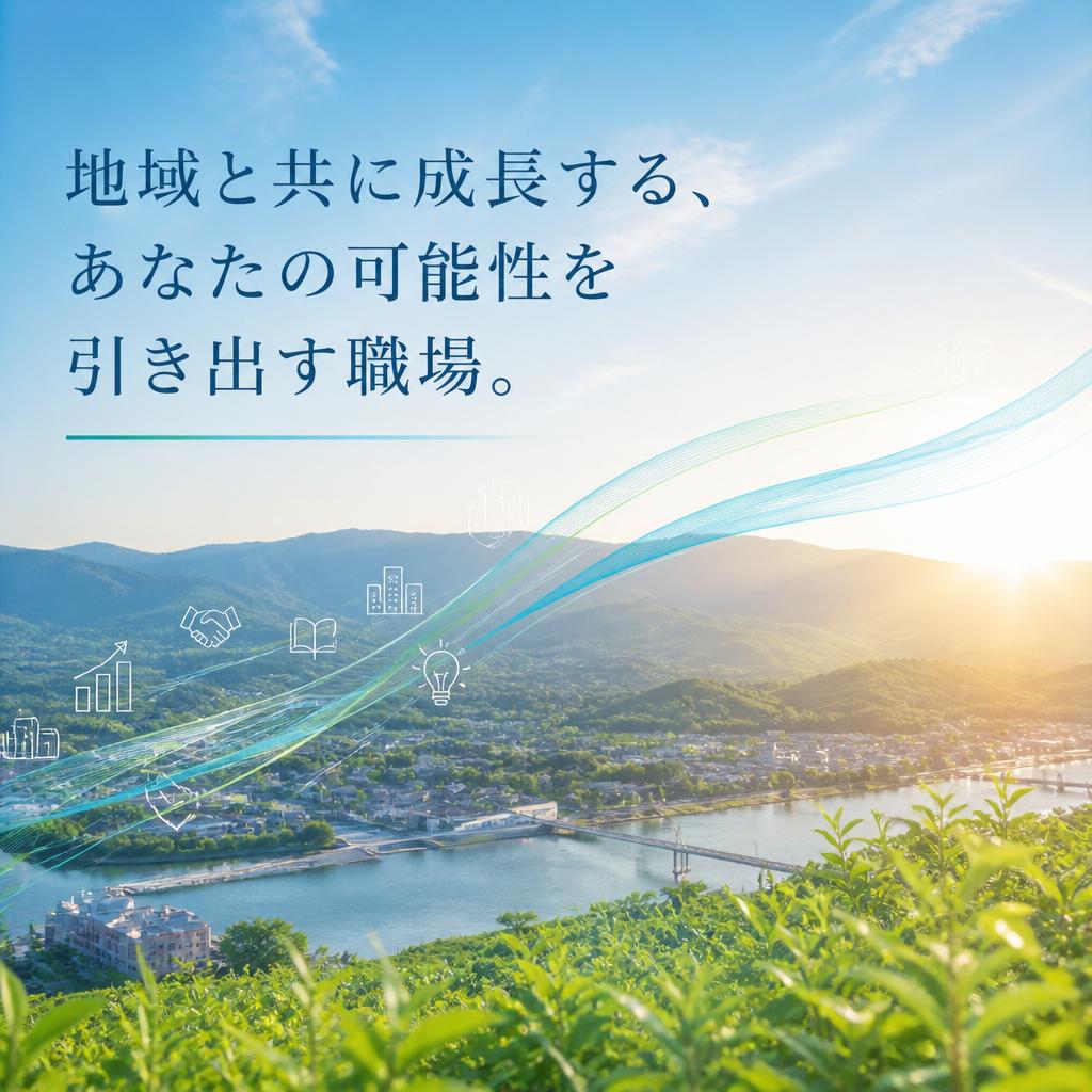 地域と共に成長する、あなたの可能性を引き出す職場。