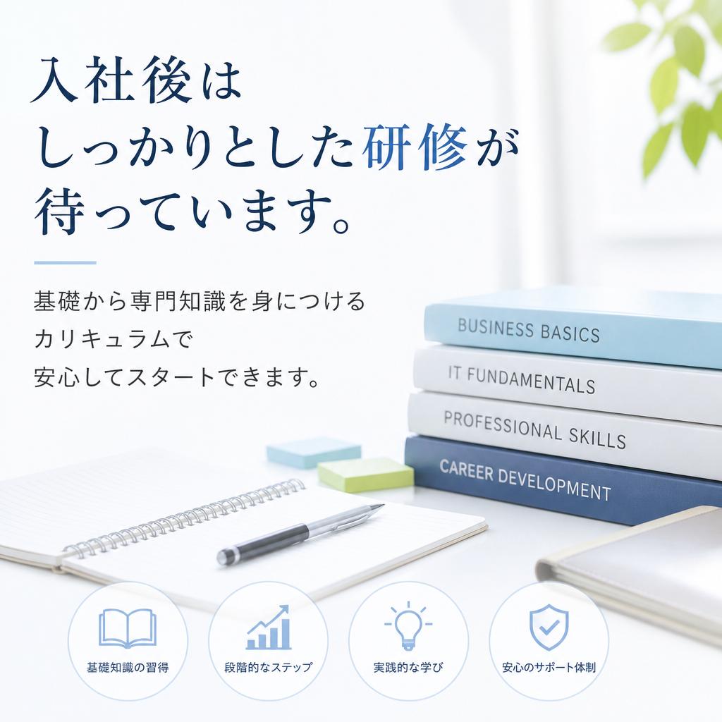 充実した研修制度