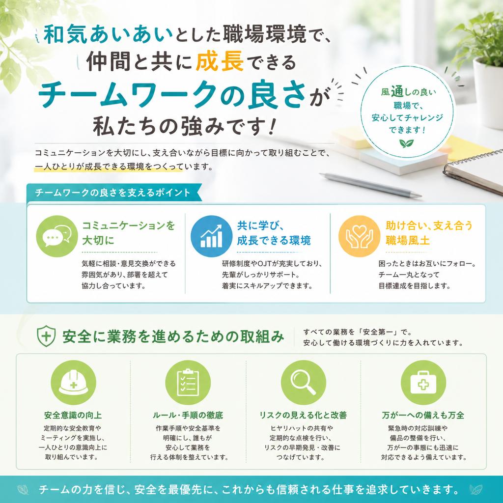 職場環境とチームワーク