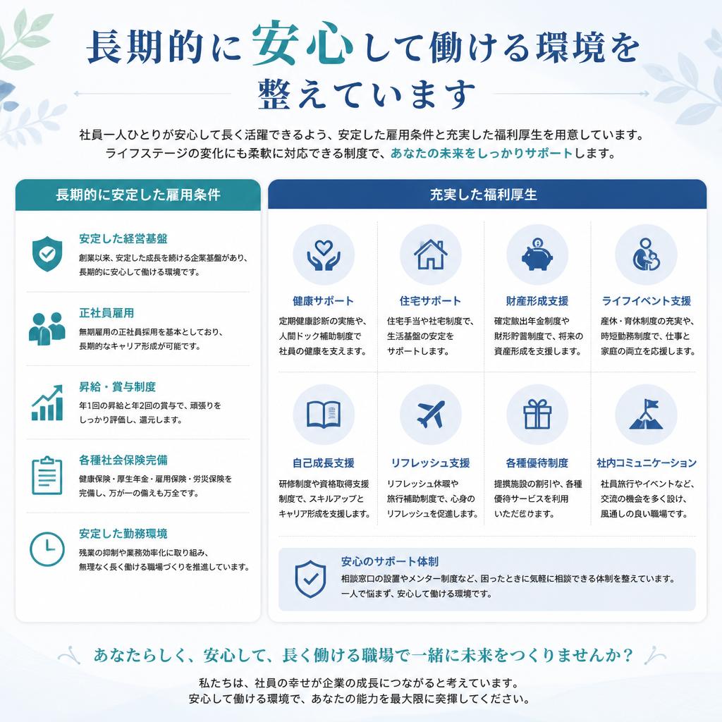 安定した生活を手に入れる