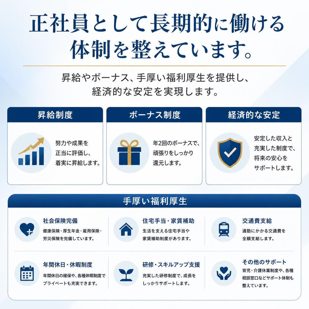 安定した雇用環境