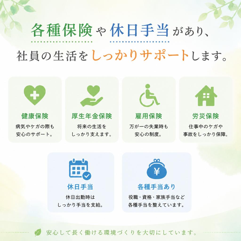 福利厚生が充実
