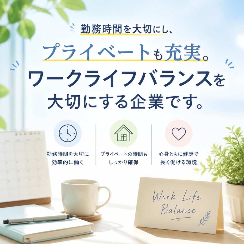 残業少なめ