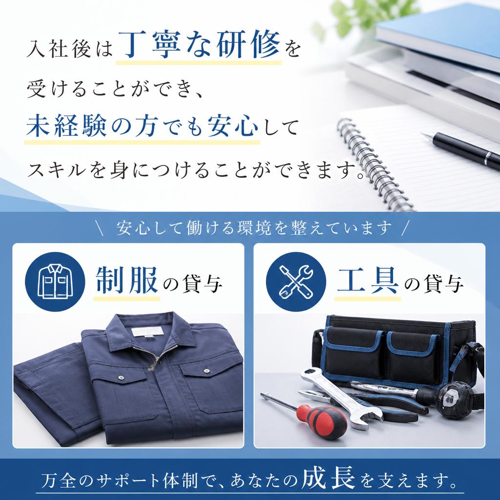 5. 未経験からでも安心の研修制度