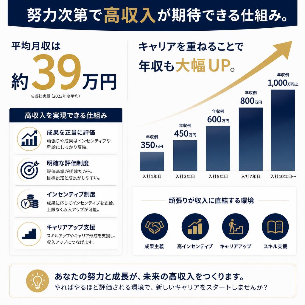 高収入も実現可能！
