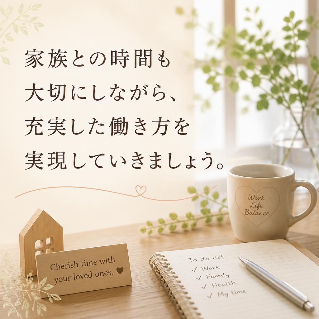 大切にするワークライフバランス