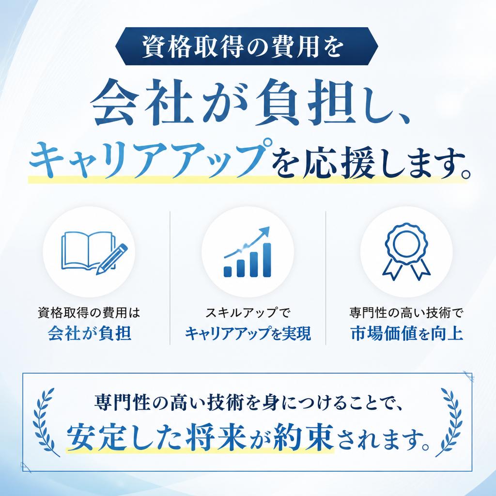 キャリアアップの支援