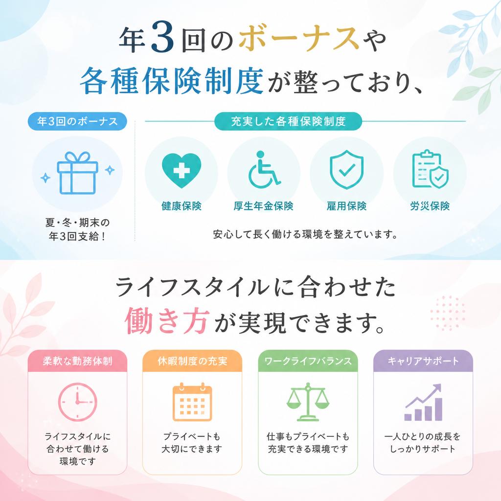 充実した福利厚生