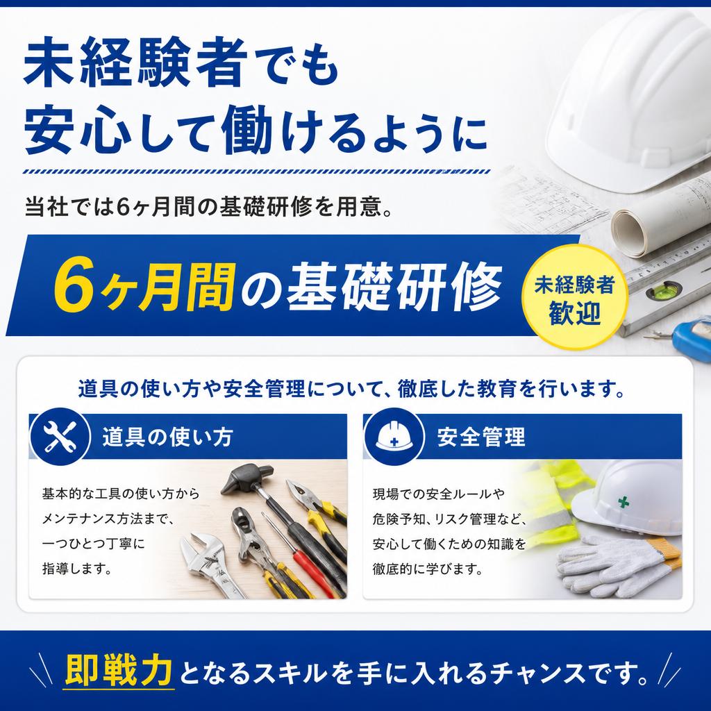 充実した職業訓練プログラム
