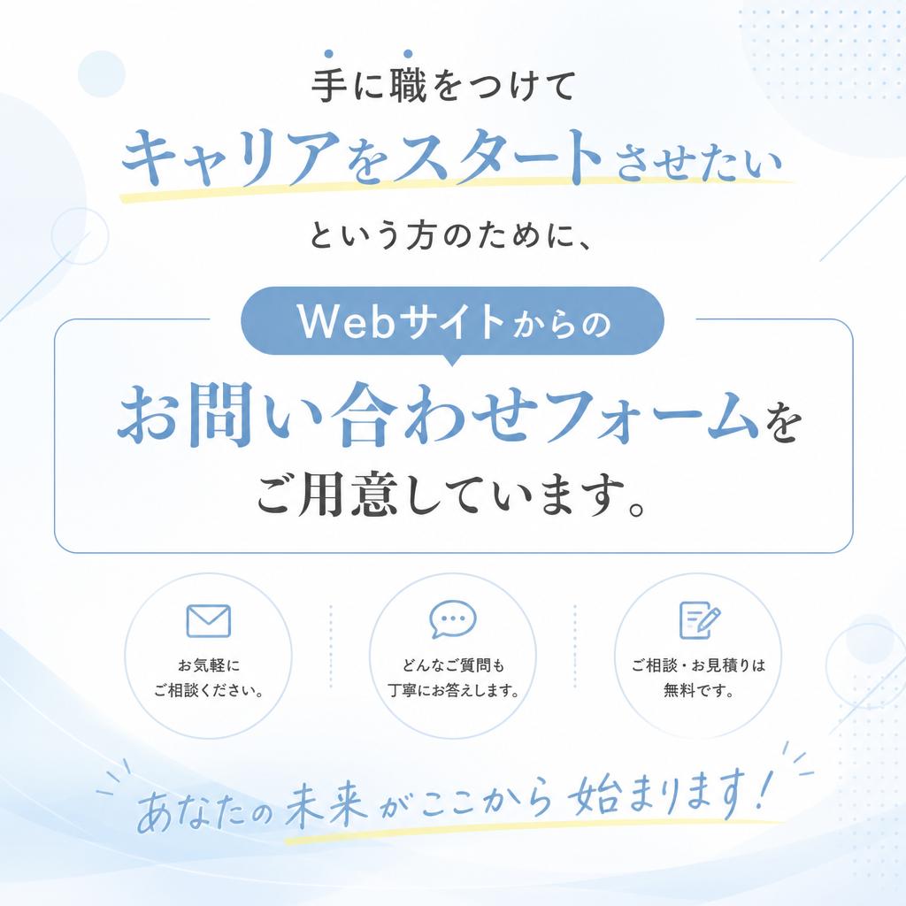 今すぐお問い合わせを！