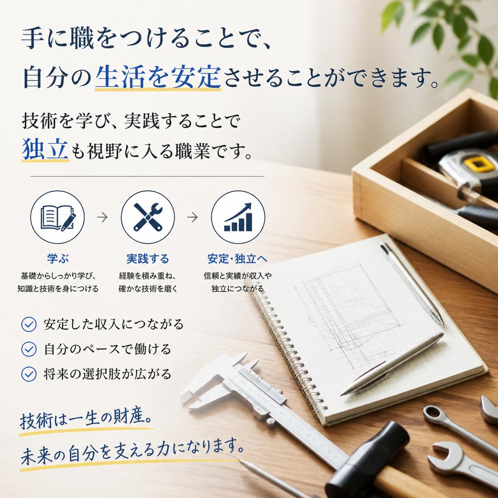 手に職をつける意義
