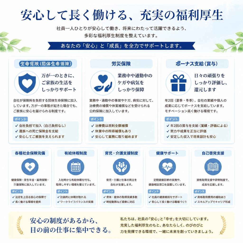 福利厚生の充実