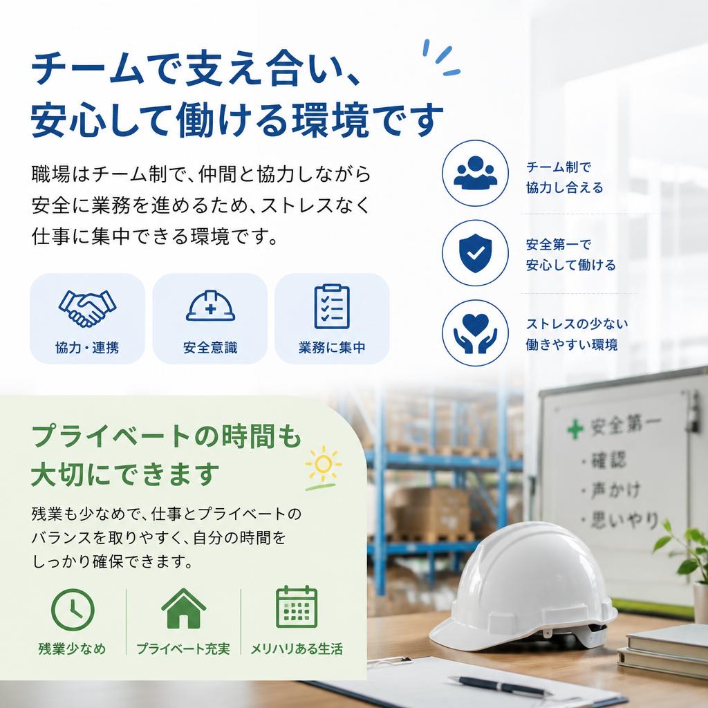 快適な働きやすい環境