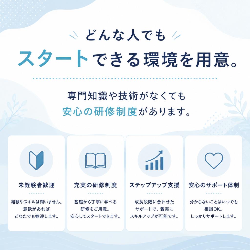 未経験者大歓迎！