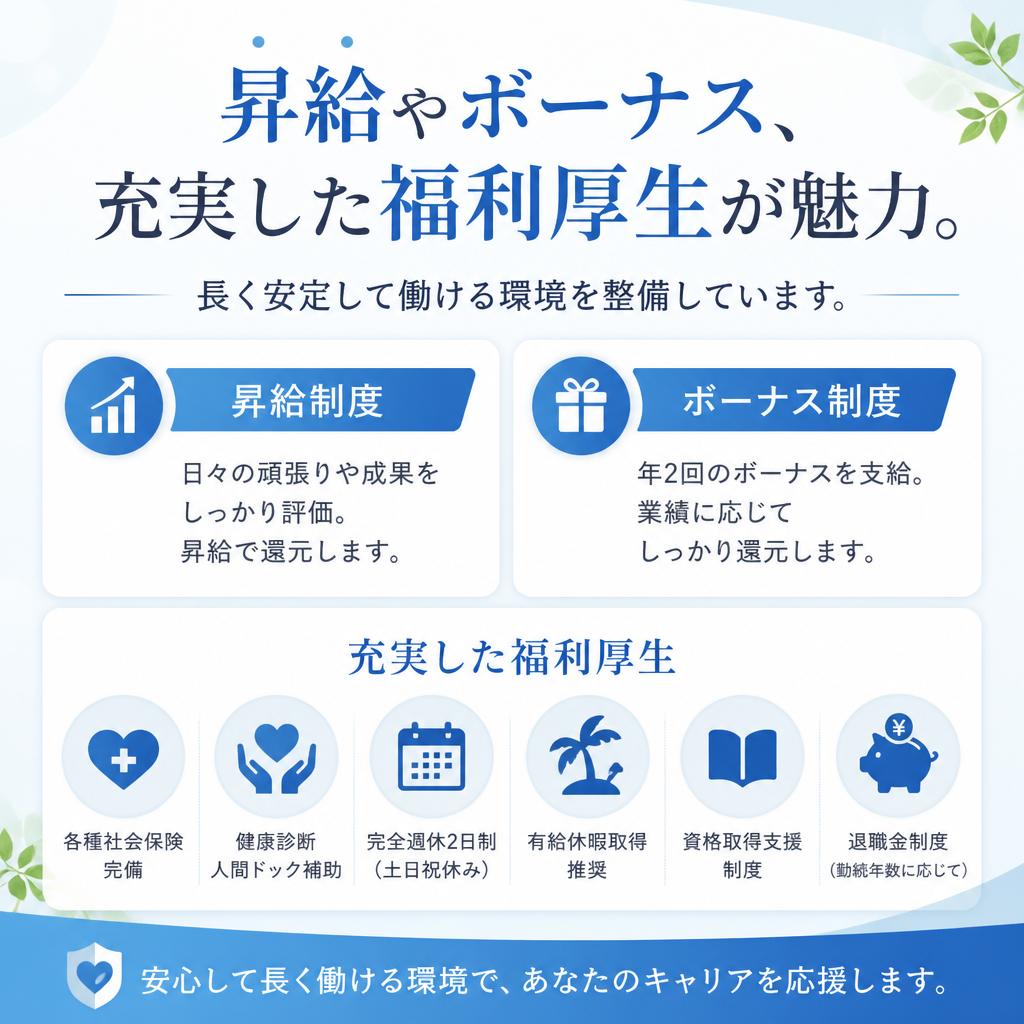 長期安定雇用の魅力