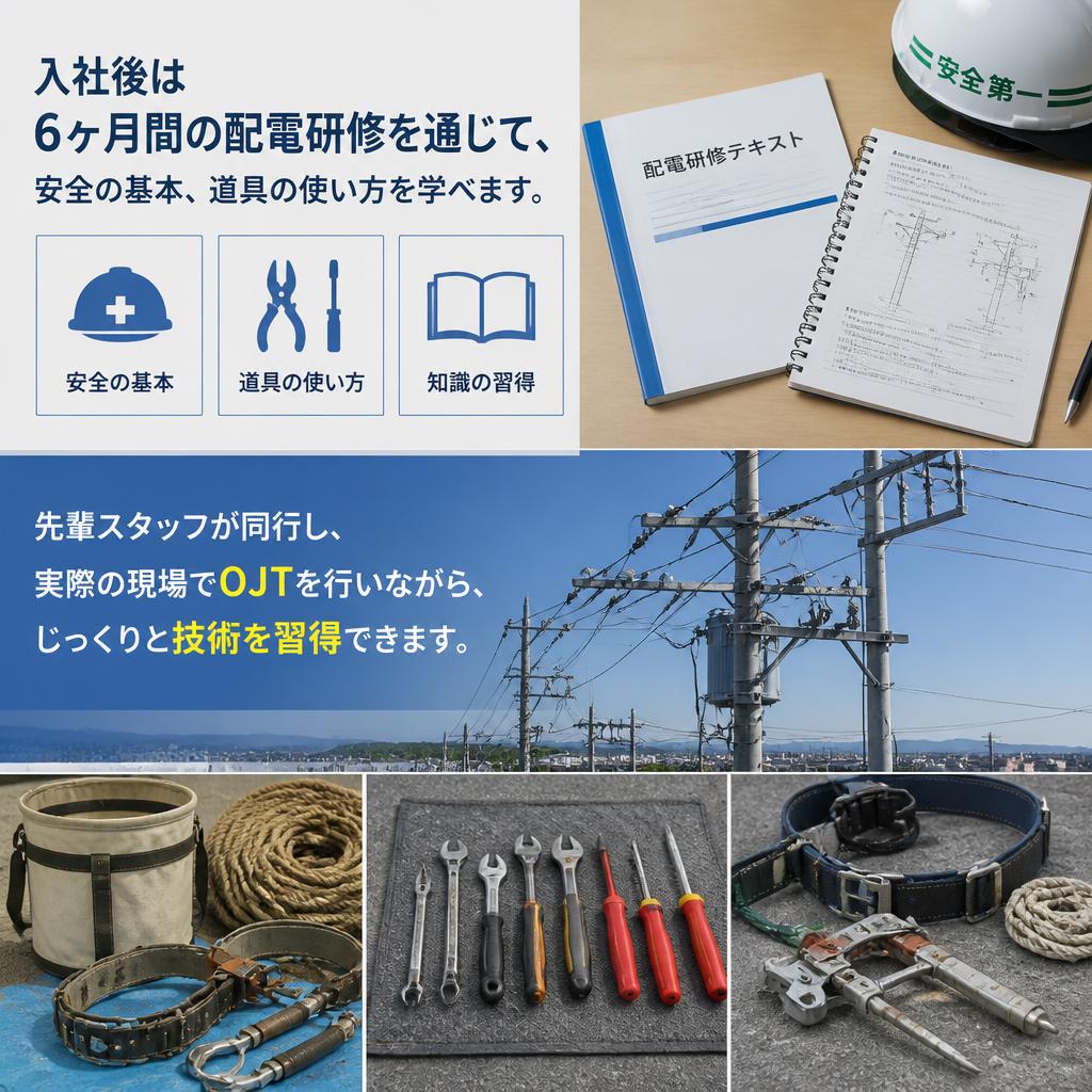 充実の研修制度で安心スタート