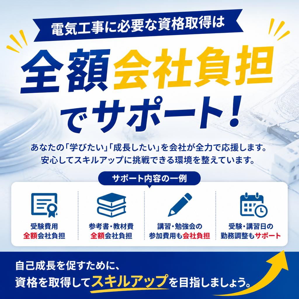 資格取得支援でさらなるキャリアアップ