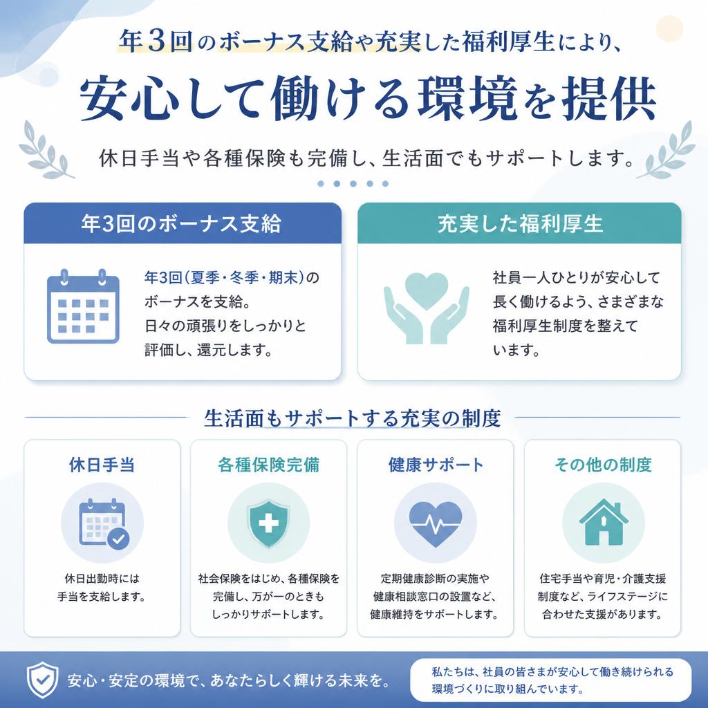 働きやすさの秘訣