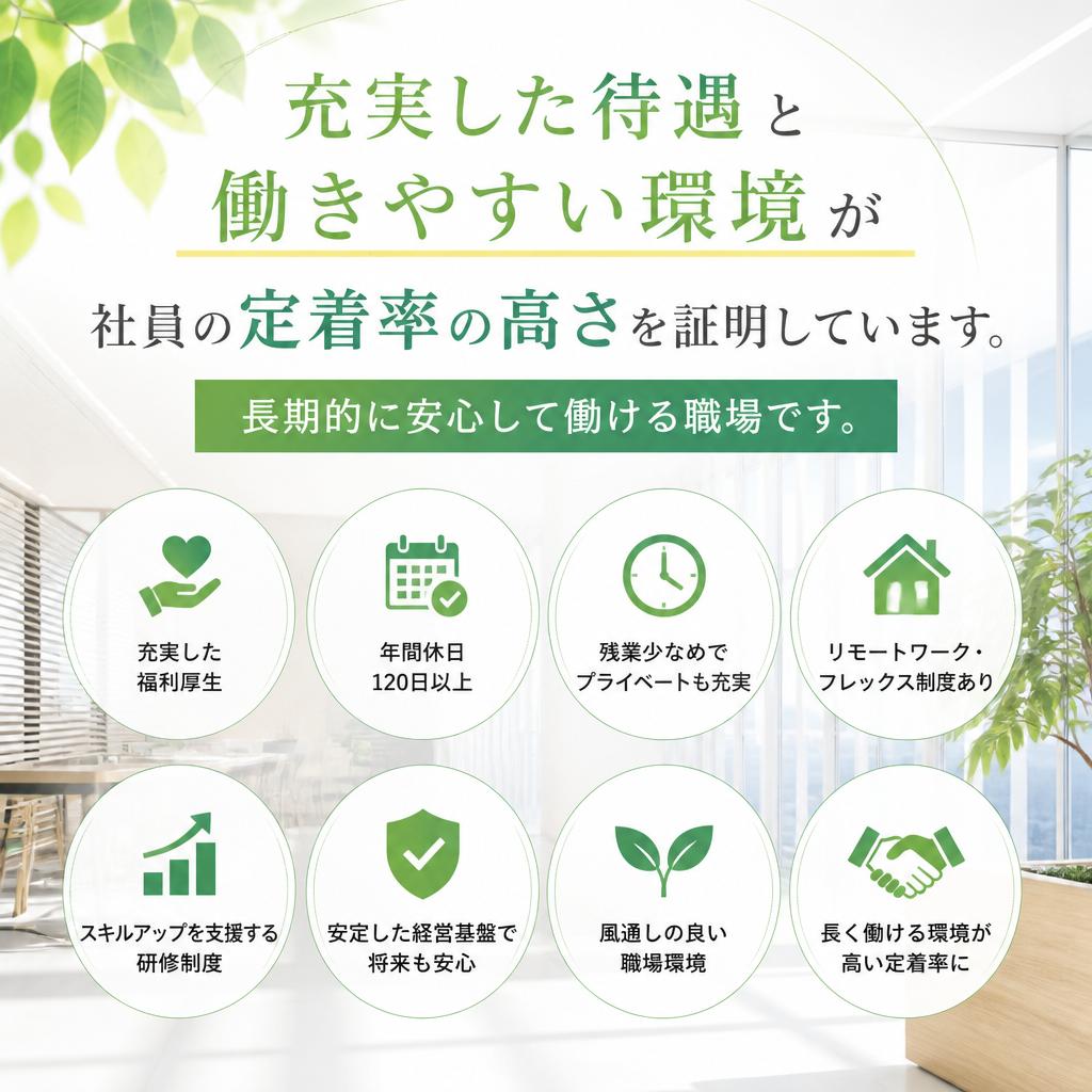定着率の高さ