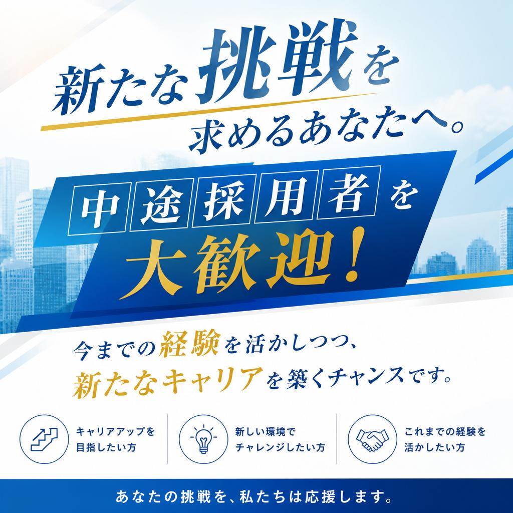 中途採用のポイント