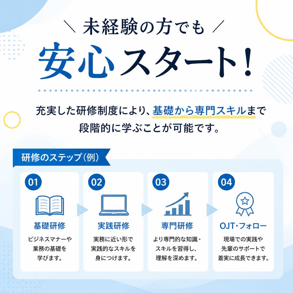 充実した研修制度