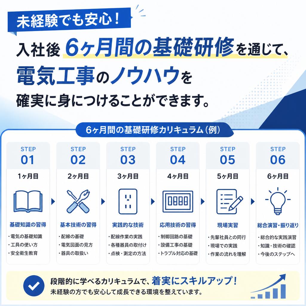 成長を支える充実の研修制度