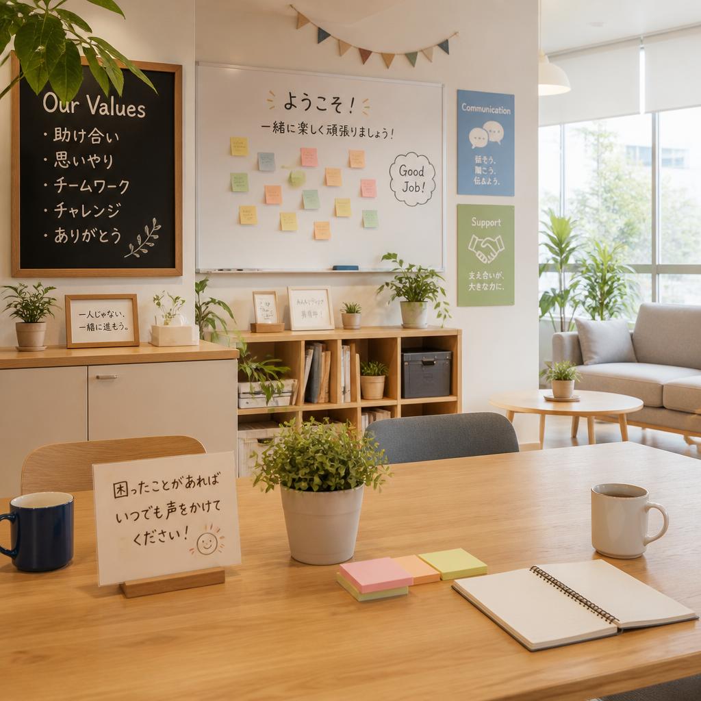 職場の雰囲気とチームワーク