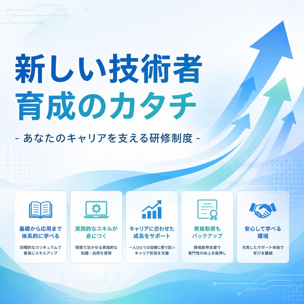 新しい技術者育成のカタチ - あなたのキャリアを支える研修制度
