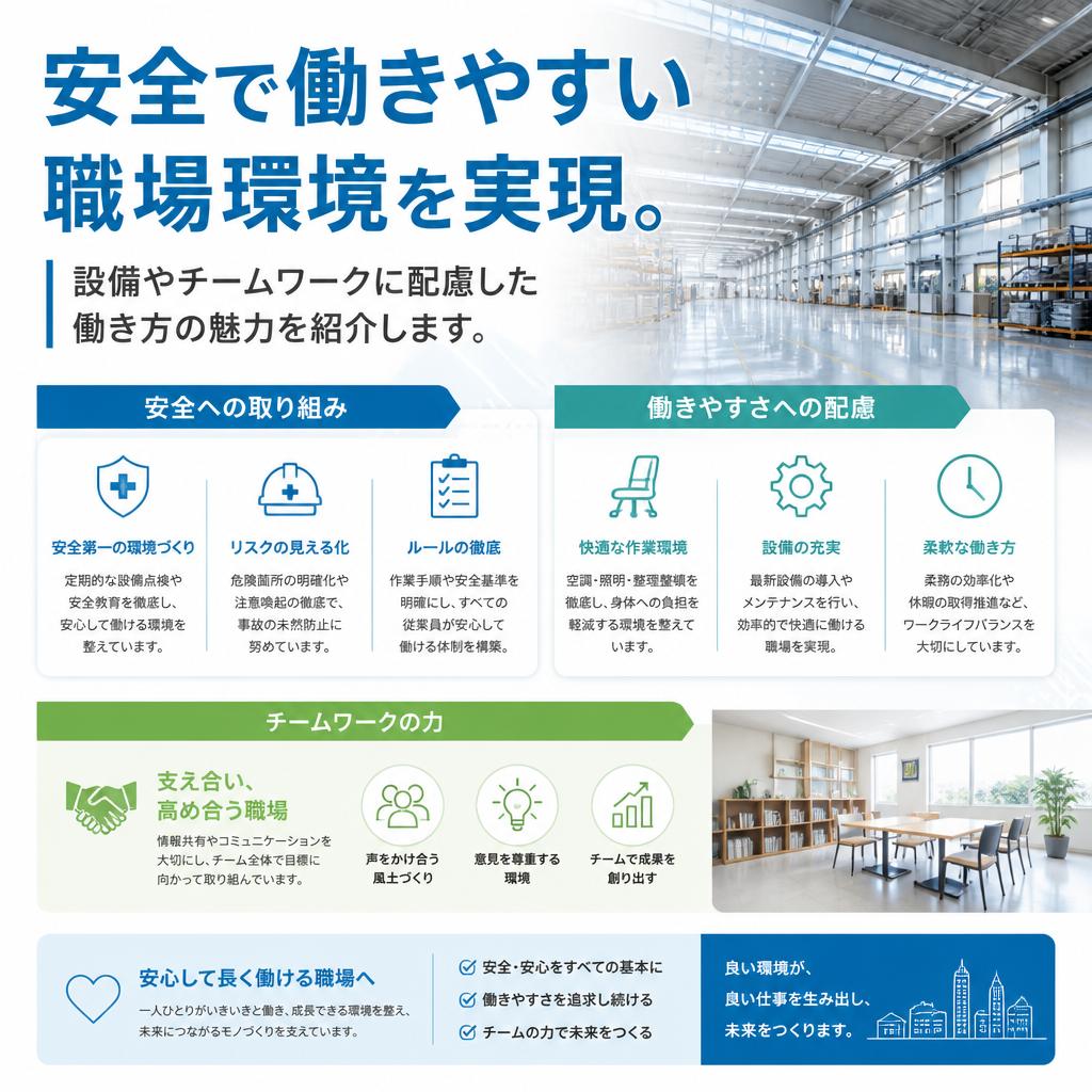 安心の職場環境
