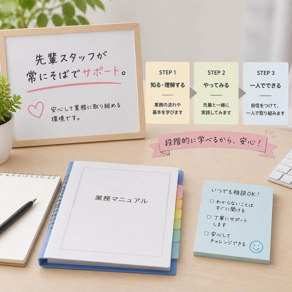 現場でのサポート体制