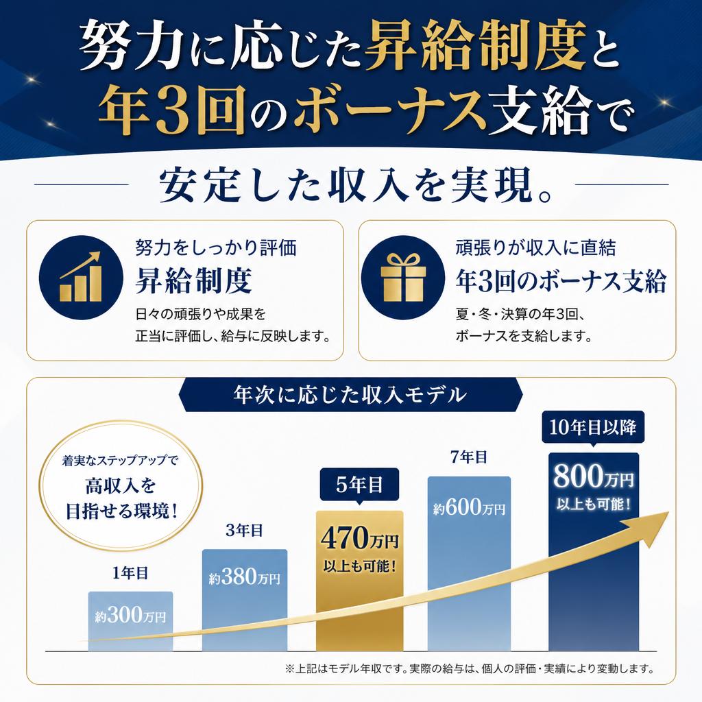 高収入を目指せるシステム