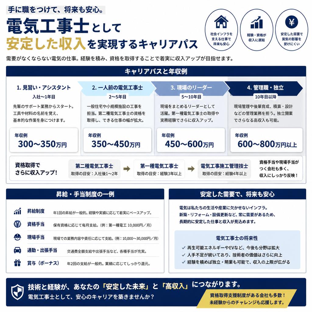 高収入を目指せる環境