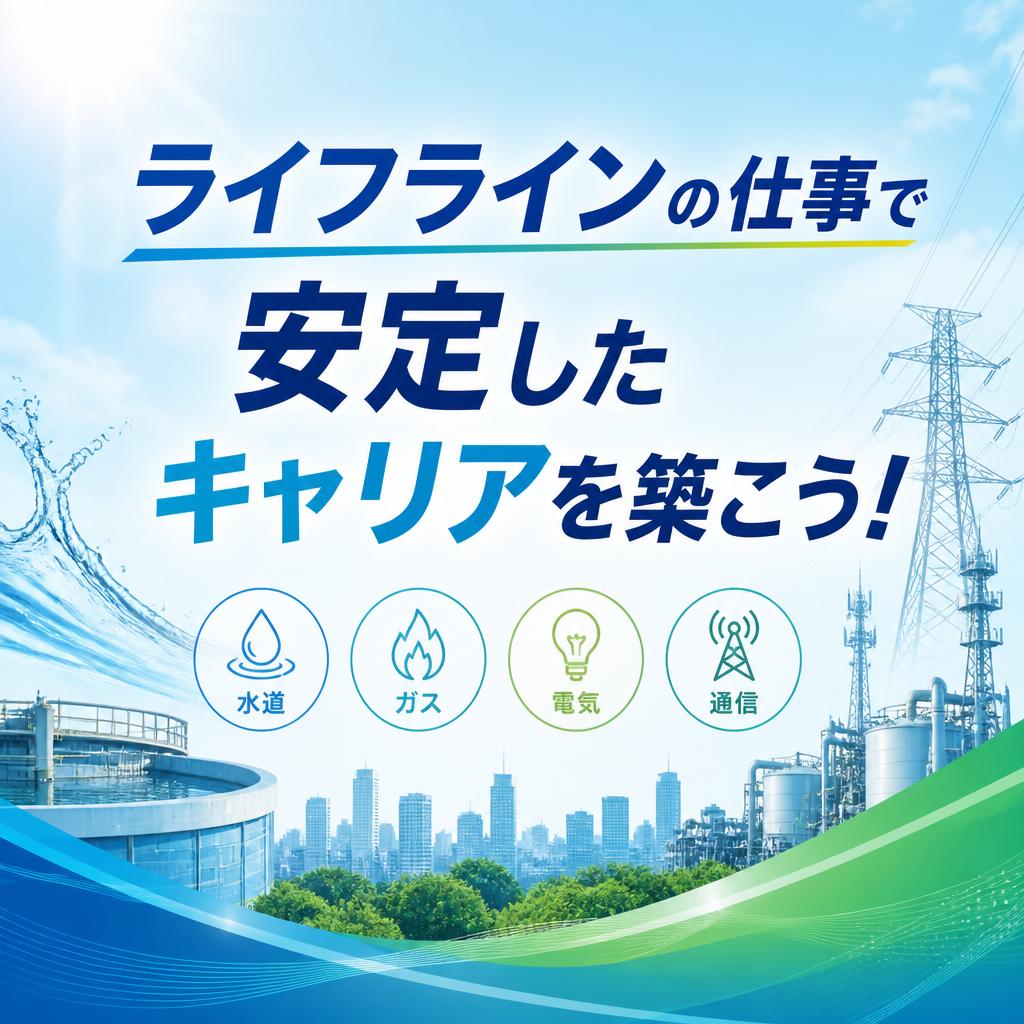 ライフラインの仕事で安定したキャリアを築こう！