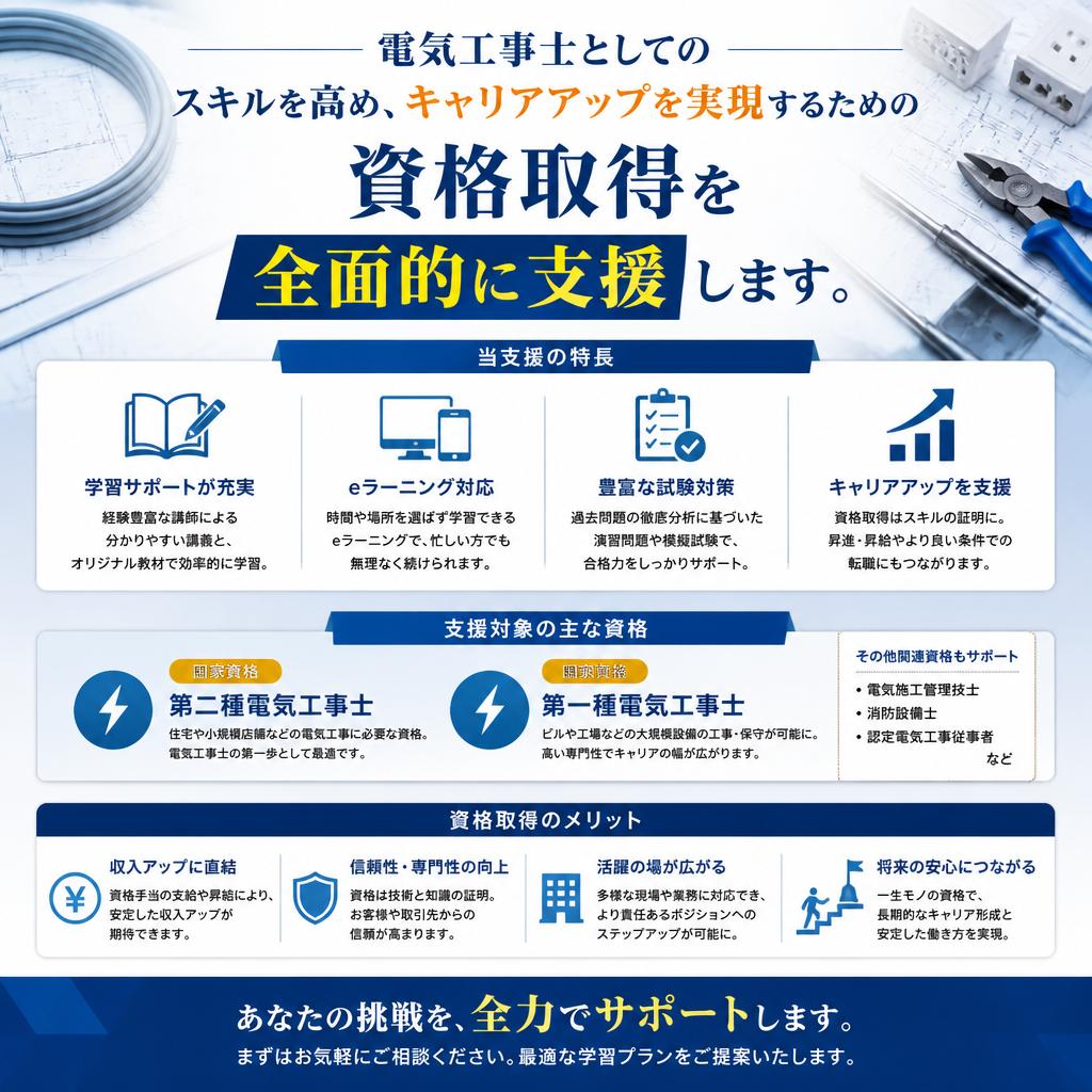 キャリアアップを全力支援