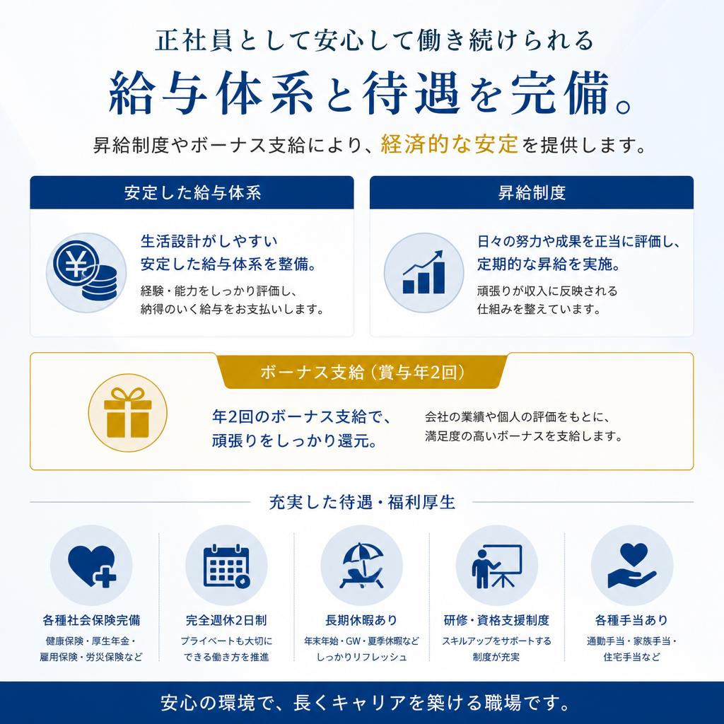 安定した雇用の仕組み
