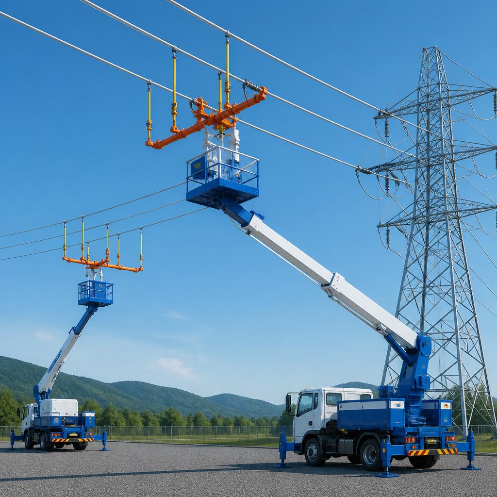 感電の恐れなく高所作業車を駆使した、完全間接工法で実現する安心作業の新時代